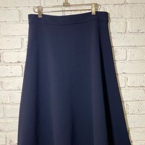 H&M navy skirt.